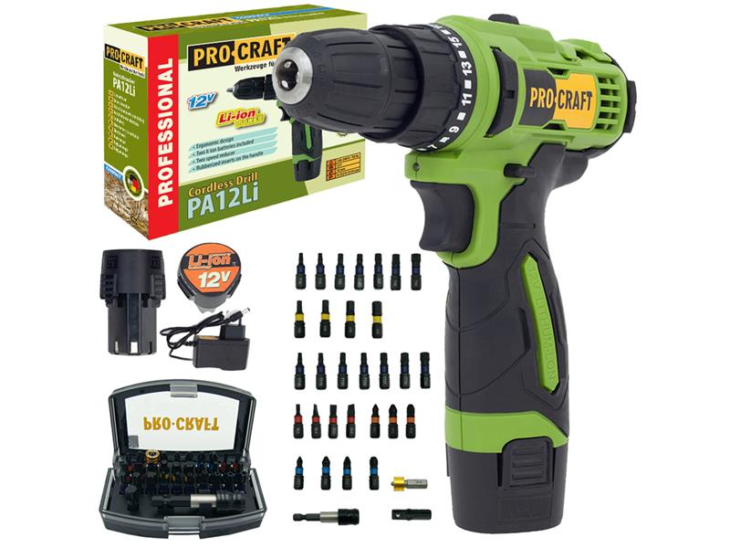Vrtačka AKU PROCRAFT SPA12Li Compact