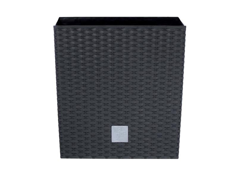 Květináč RATO LOW 40cm antracit - rozbaleno / bez vnitřního dílu(vložky)