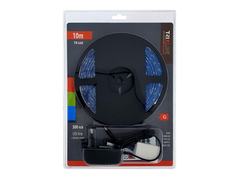 LED pásek 12V 5050 30LED/m IP20 24W TRIXLINE TR 648 10m - rozbaleno - poškozený obal balení