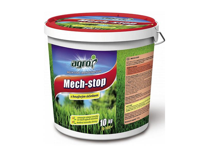 Přípravek proti mechu AGRO Mech Stop 10kg - kbelík - rozbaleno