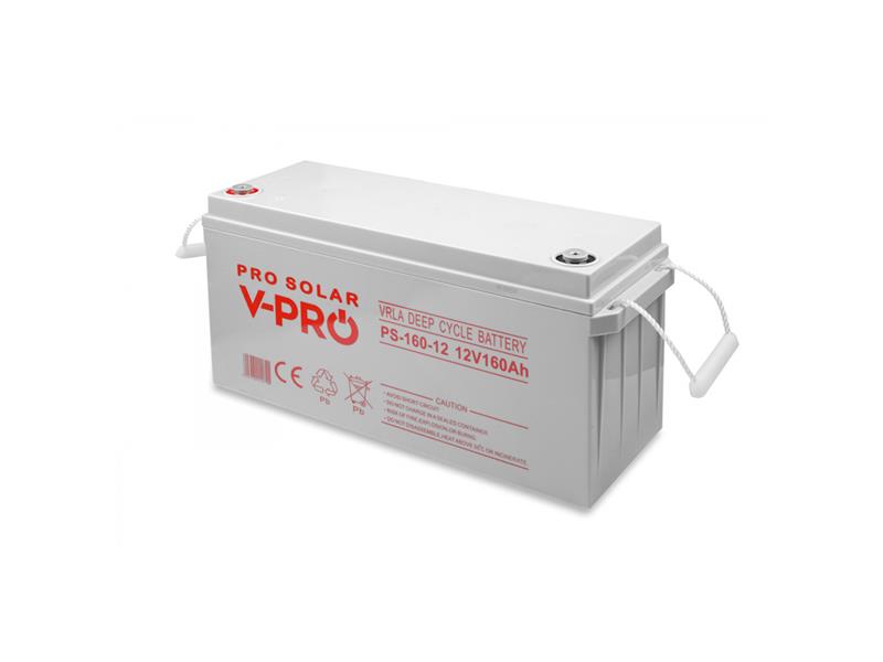 Baterie 12V 160Ah V-PRO SOLAR DEEP CYCLE