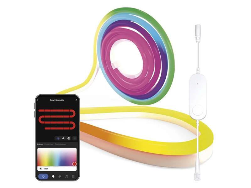 Smart LED pásek 24W RGBIC EMOS ZPW313I Neon 3m WiFi Tuya