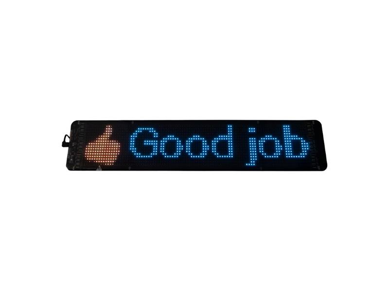 LED matrix panel "Devil eyes" 12 x 60cm