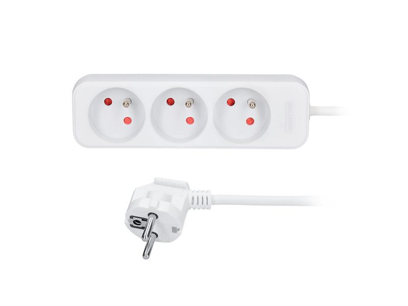 Prodlužovací kabel 3 zásuvky 3m SOLIGHT PP03X