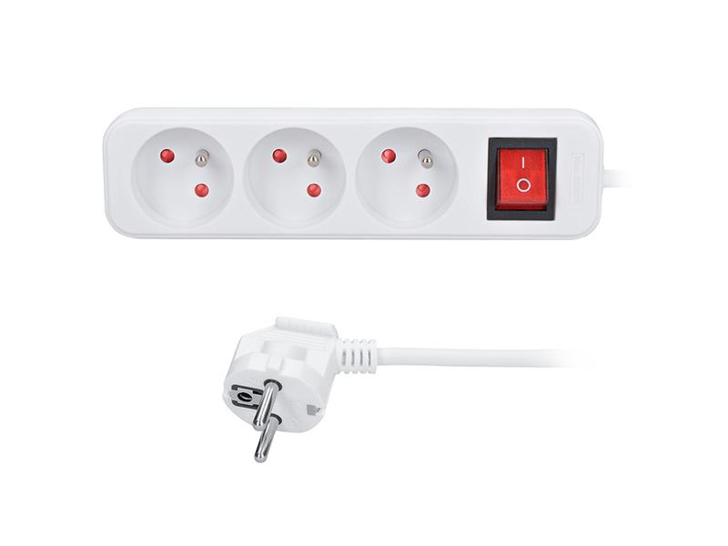 Prodlužovací kabel 3 zásuvky 5m SOLIGHT PP13X