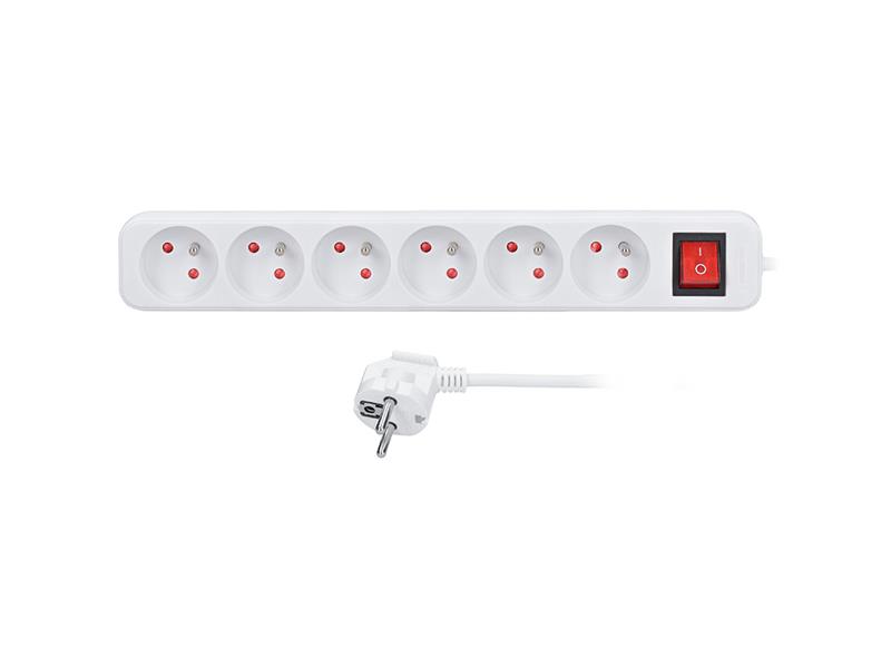 Prodlužovací kabel 6 zásuvek 5m SOLIGHT PP73X