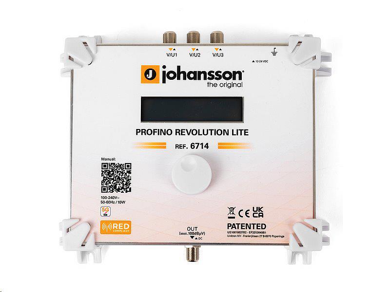 Anténní zesilovač programovatelný JOHANSSON 6714 Profino Revolution Lite