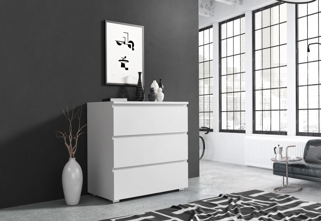 Komoda se třemi zásuvkami 80 cm