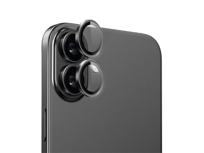 Ochranná folie na objektiv fotoaparátu pro iPhone 16/16 PLUS Black