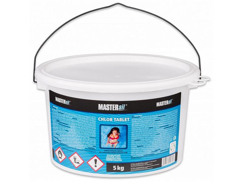 Multifunkční tablety pro chlorovou dezinfekci bazénové vody MASTERsil Chlor Tablet 5kg